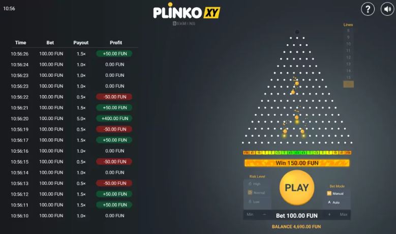 Plinko Balls XY.