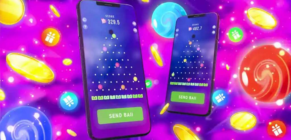 Jouer à l'application Plinko.